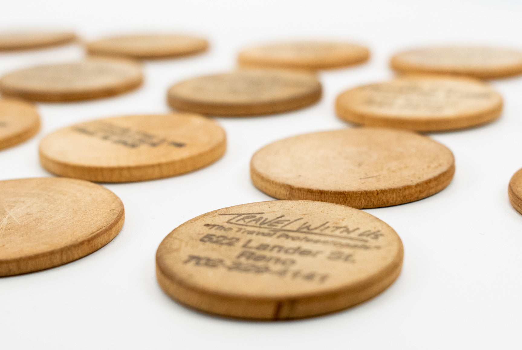 Vintage Bar Tokens Lot of 19 Good For One Drink Used Lot