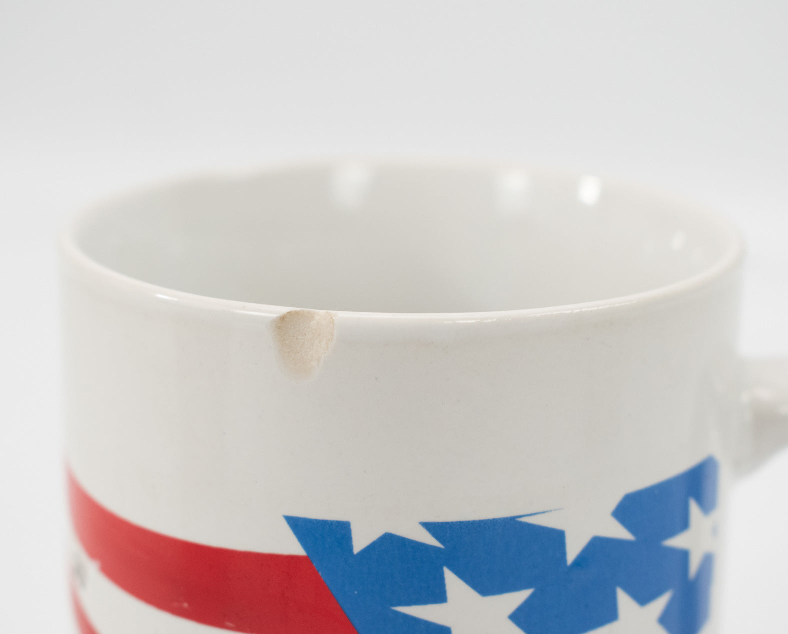 NASCAR Racing Coffee Cup 2005 Sherwood Chipped Top - Damaged!!!
