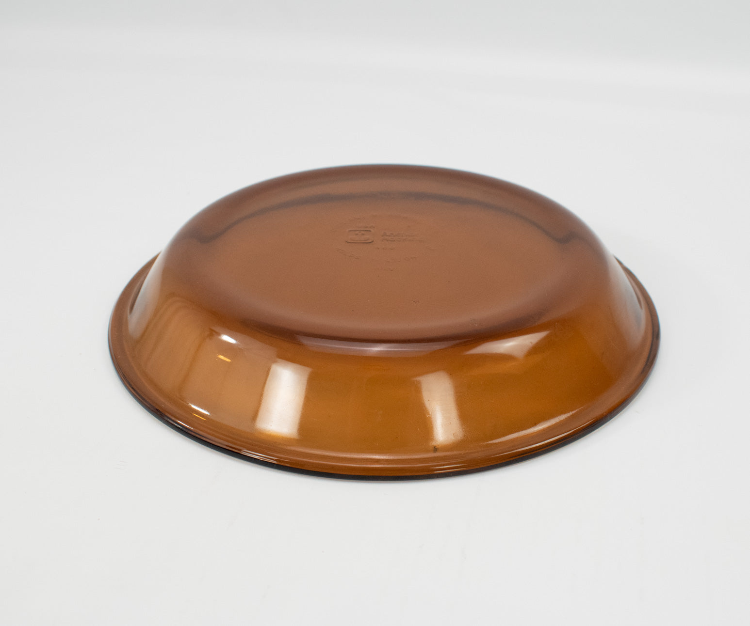 Achor Hocking Brown Glass Cooking Bowl 460 9 Inch - 75. QT