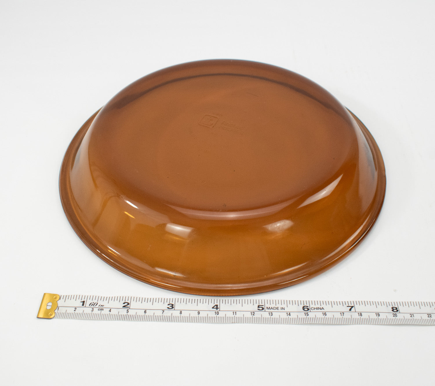 Achor Hocking Brown Glass Cooking Bowl 460 9 Inch - 75. QT