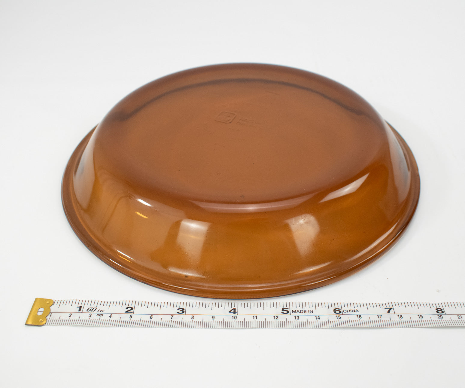 Achor Hocking Brown Glass Cooking Bowl 460 9 Inch - 75. QT