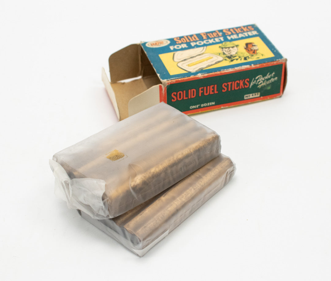 Solid Fuel Sticks For Pocket Heater Vintage Used