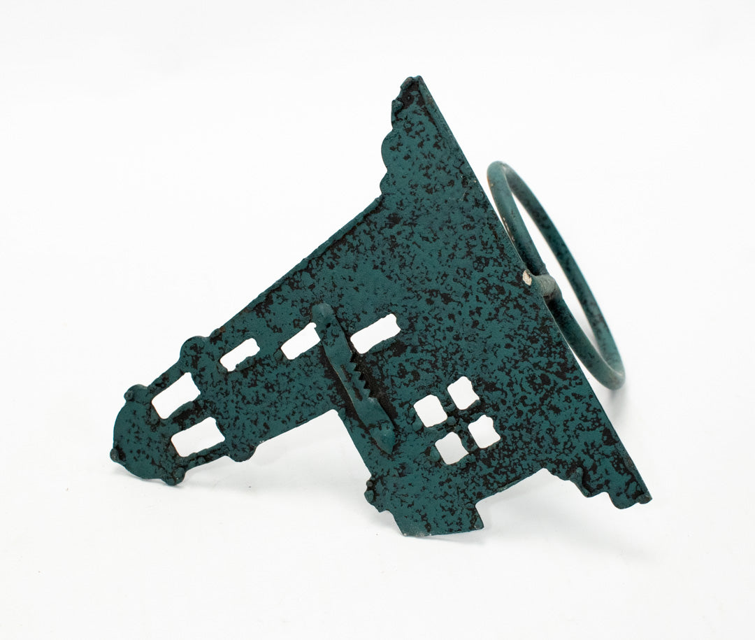 Lighthouse Candle Holder Green Wall Decoration Used