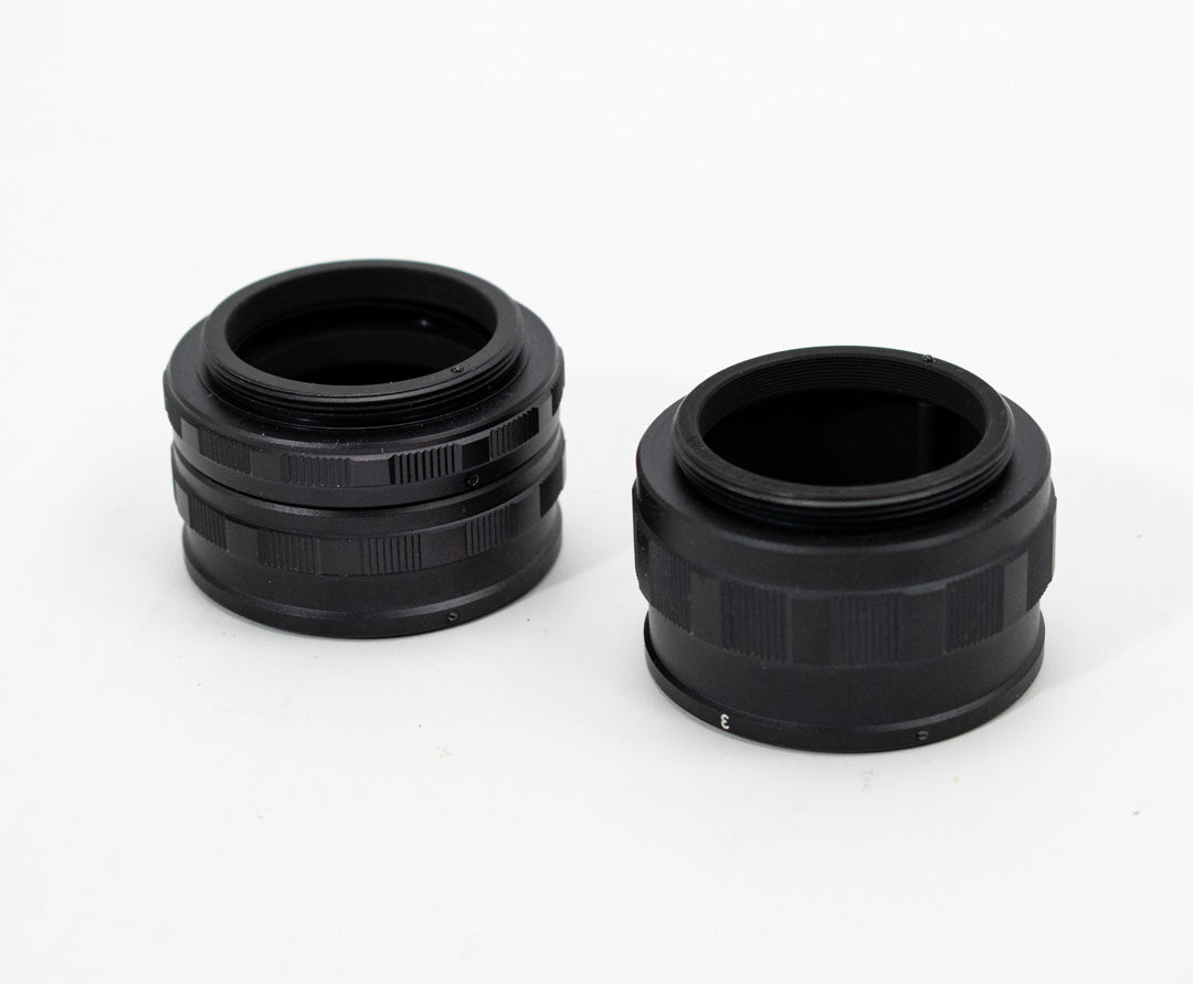 Asahi Pentax Screw Mount Close Up Extension Tube Set in Case