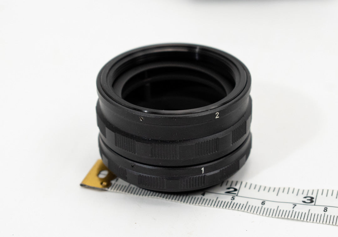 Asahi Pentax Screw Mount Close Up Extension Tube Set in Case
