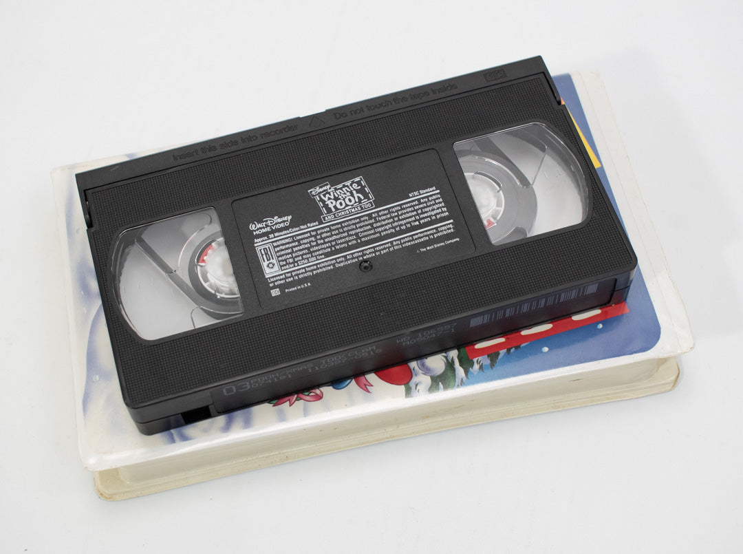 Winnie The Pooh And Christmas Too Disney VHS Tape Tested Used