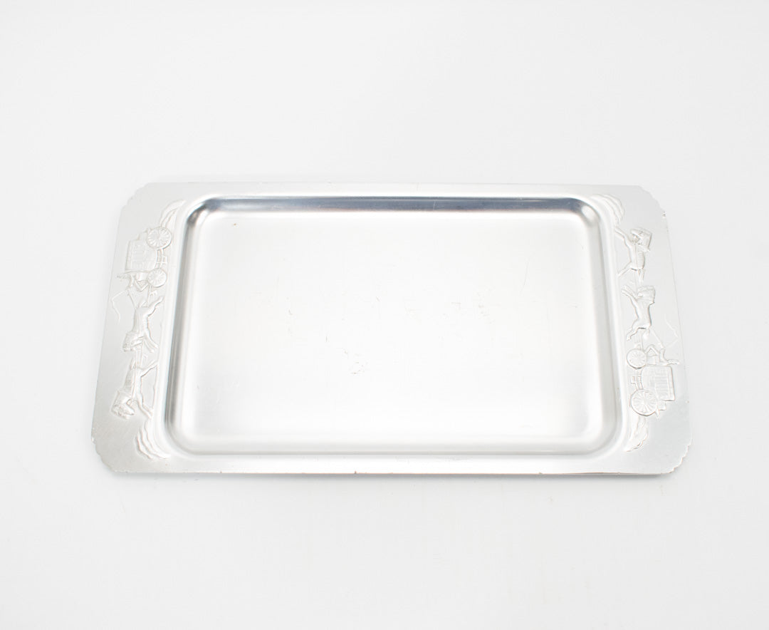 Silver Severing plate small 6 x 11 Kensington silver plate USED