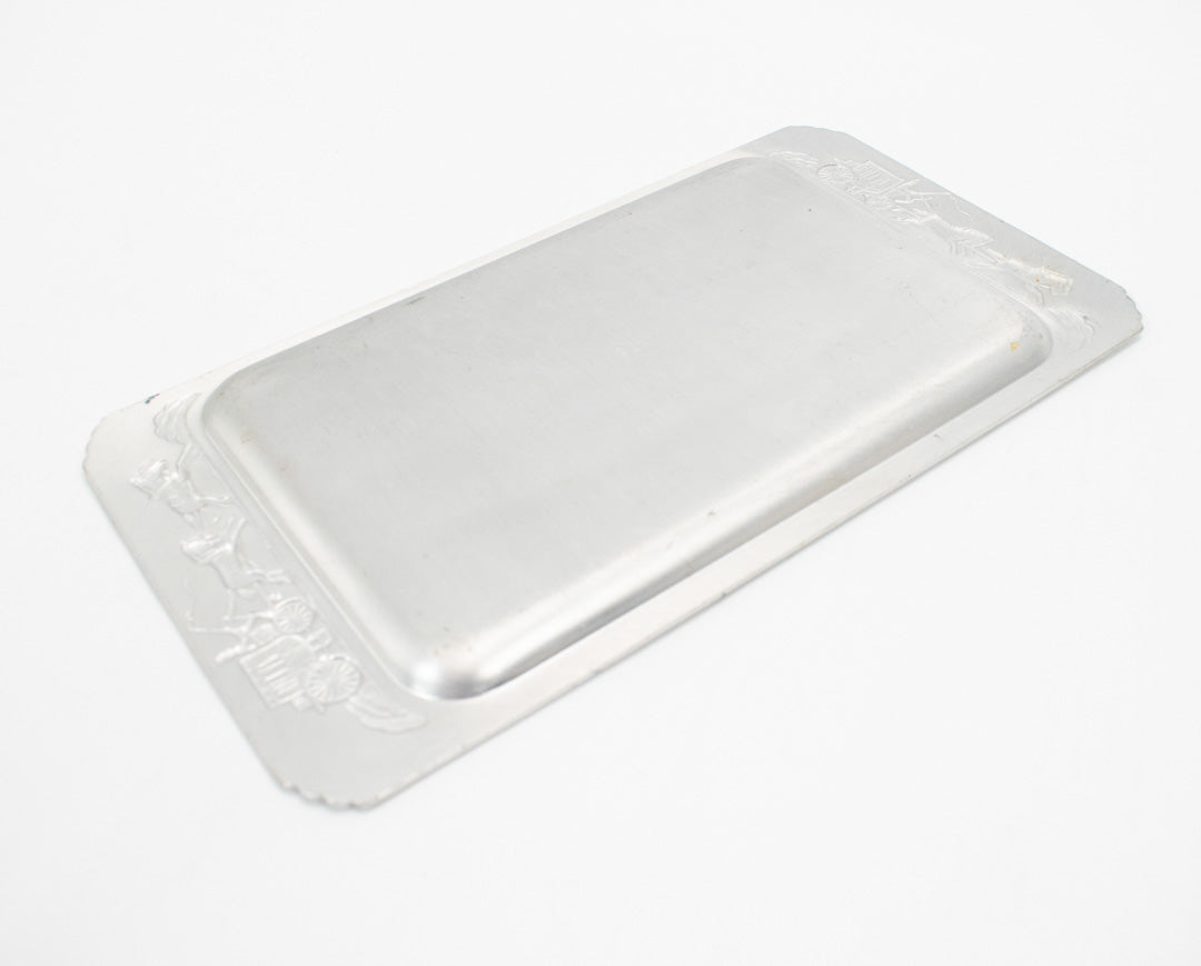 Silver Severing plate small 6 x 11 Kensington silver plate USED