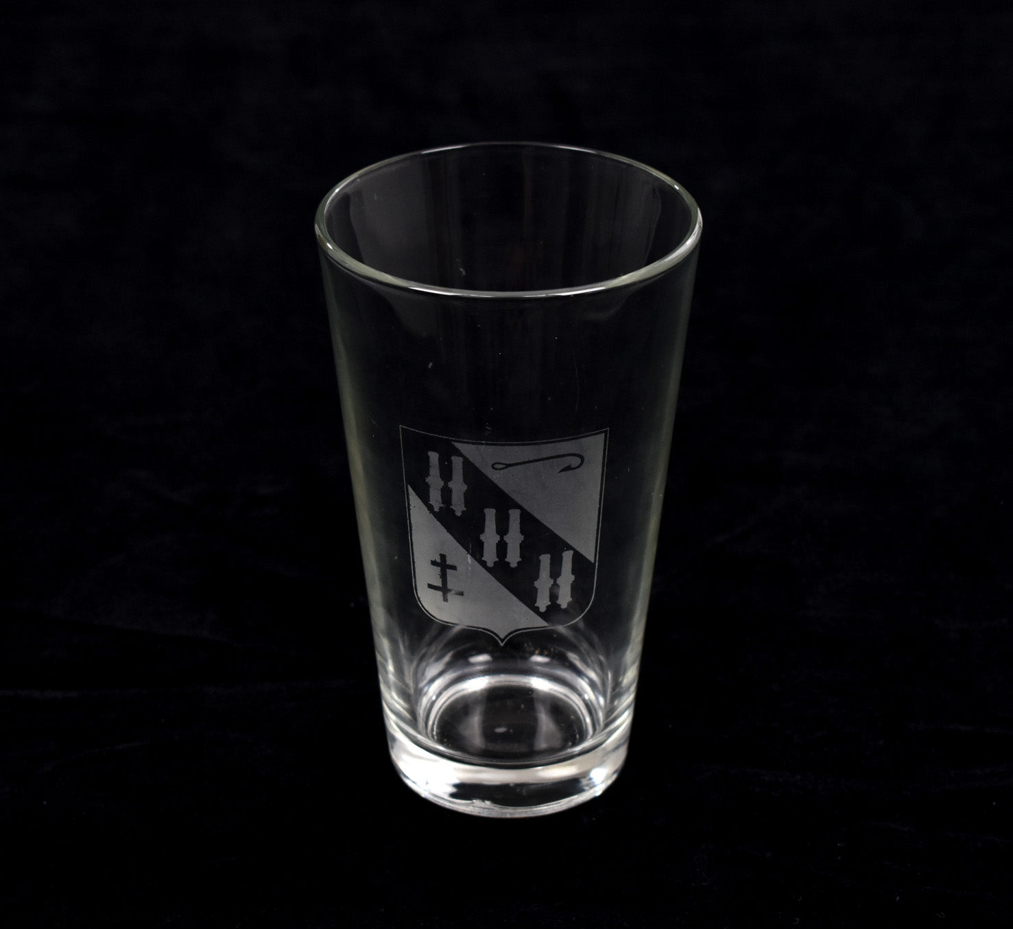 Tumbler Beer Glass Used Fish Hook and Cannons