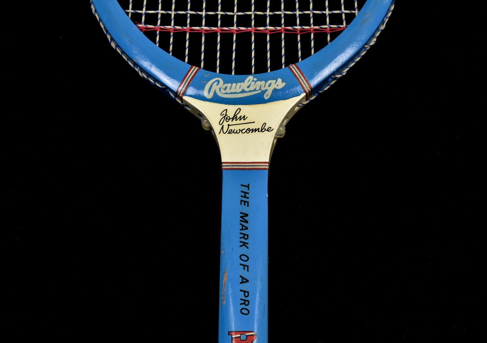 Vintage Rawlings Tennis Racquet The Mark Of A Pro John Newcombe