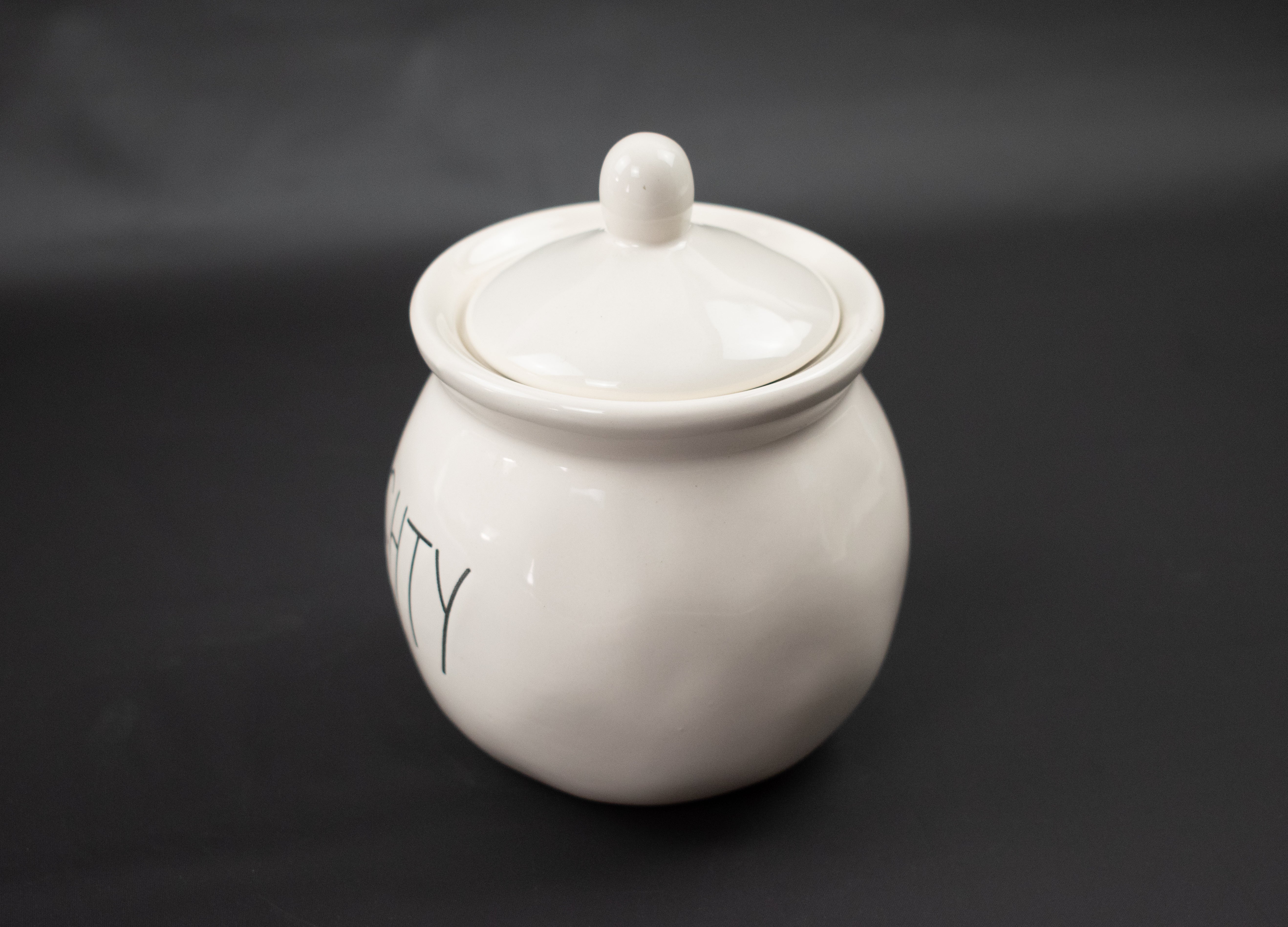 Rae Dunn Naughty Ceramic Jar With Lid By Magenta