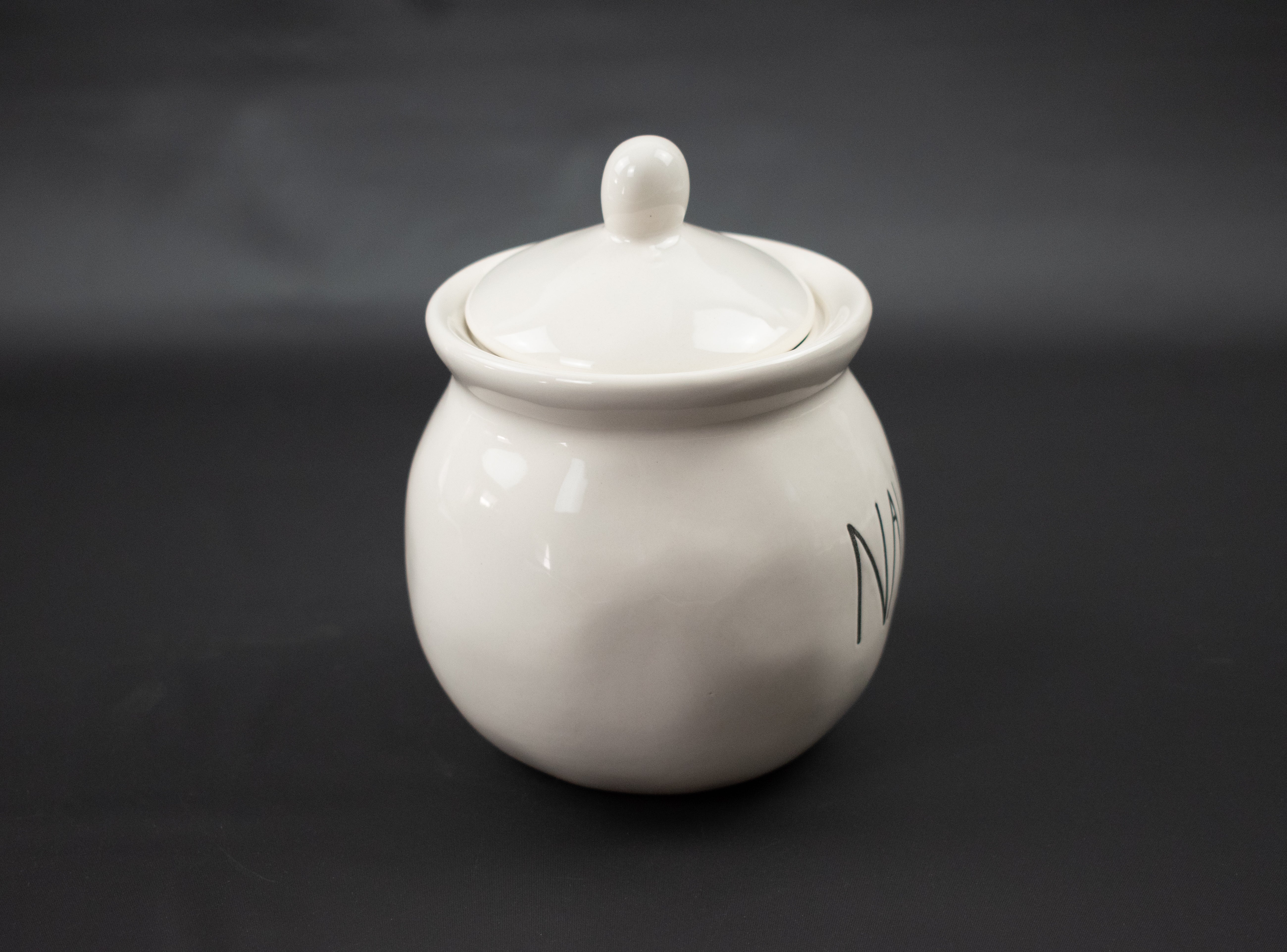 Rae Dunn Naughty Ceramic Jar With Lid By Magenta