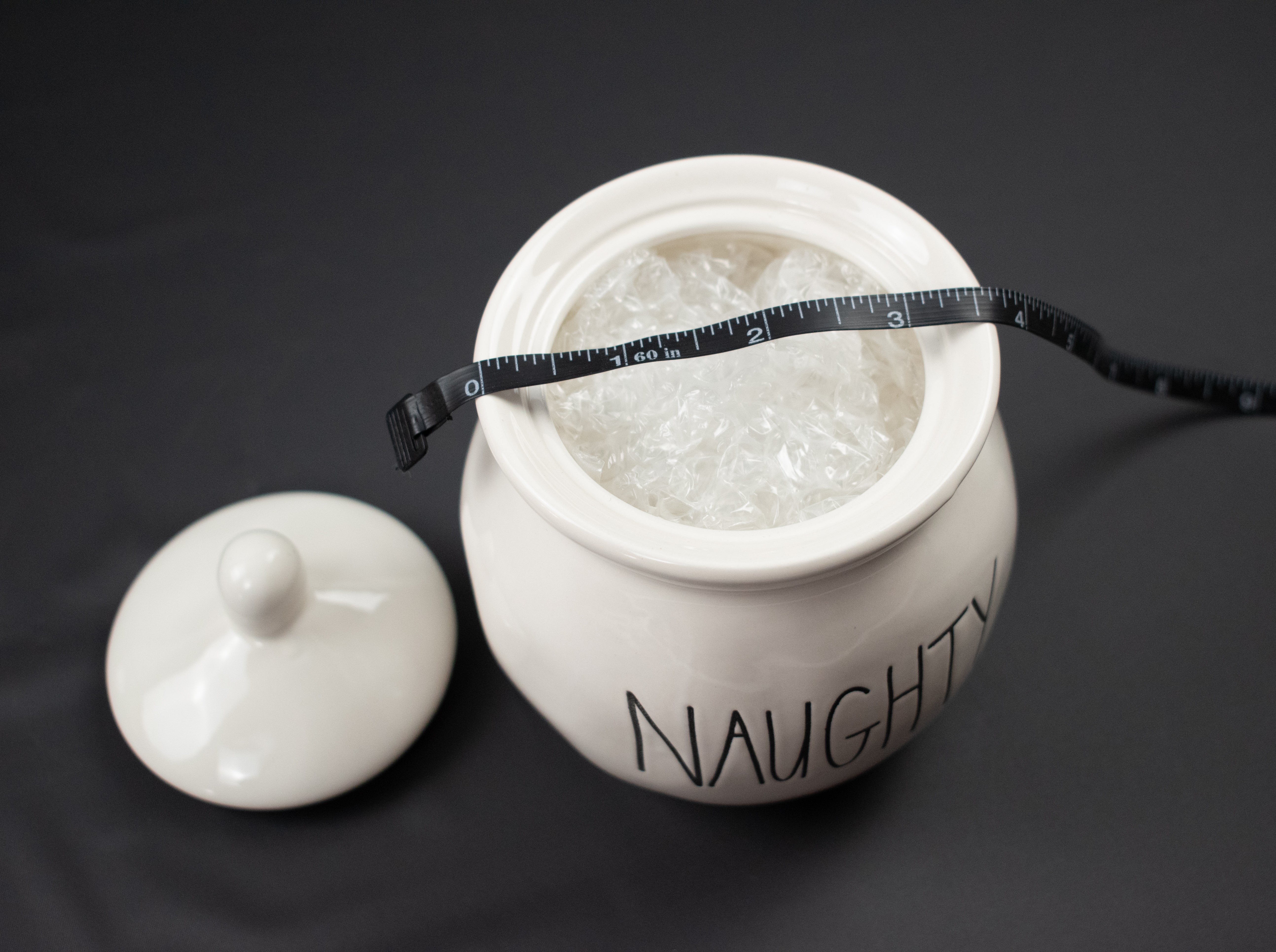 Rae Dunn Naughty Ceramic Jar With Lid By Magenta