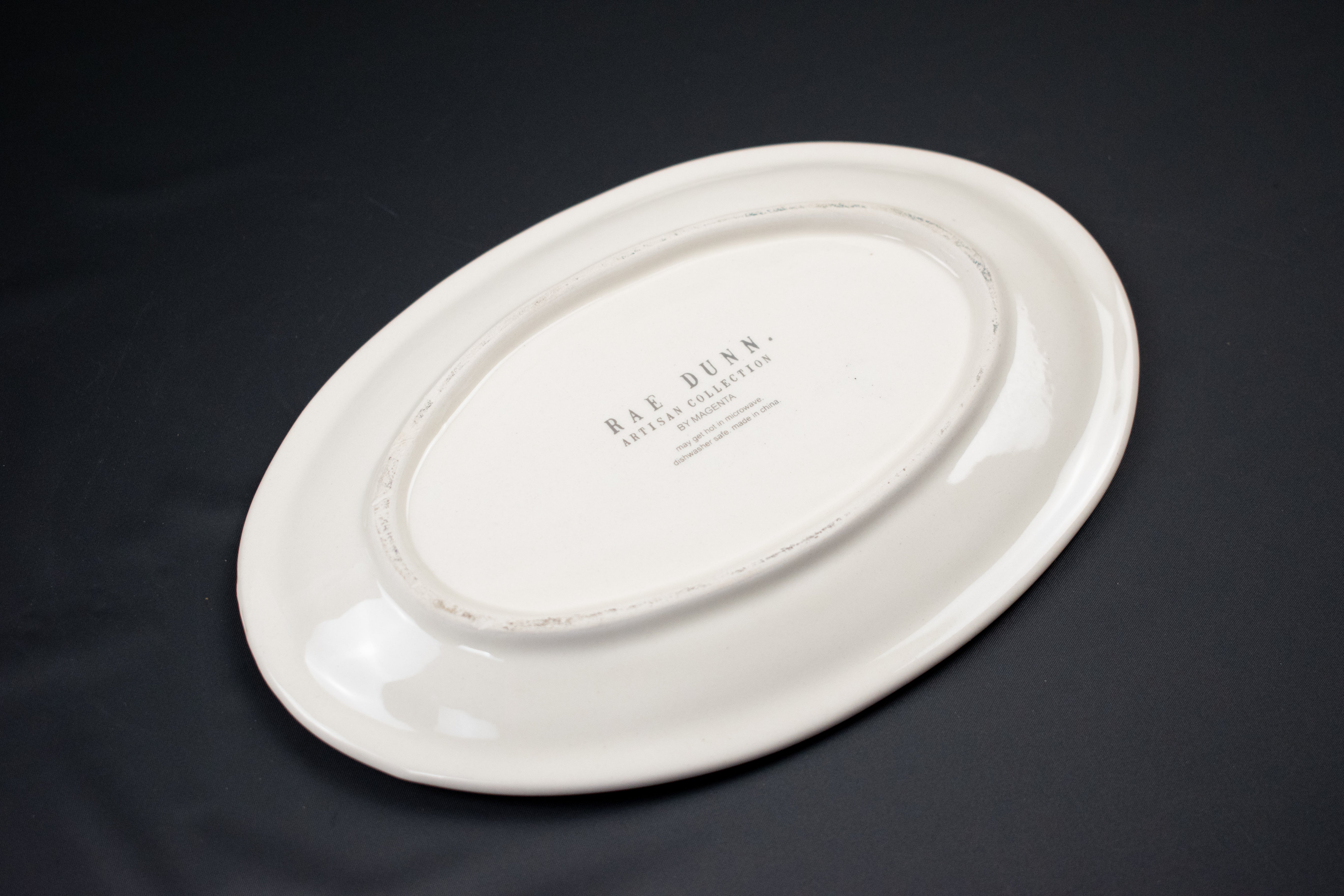 Rae Dunn Oh Dasher Plate Holiday Christmas