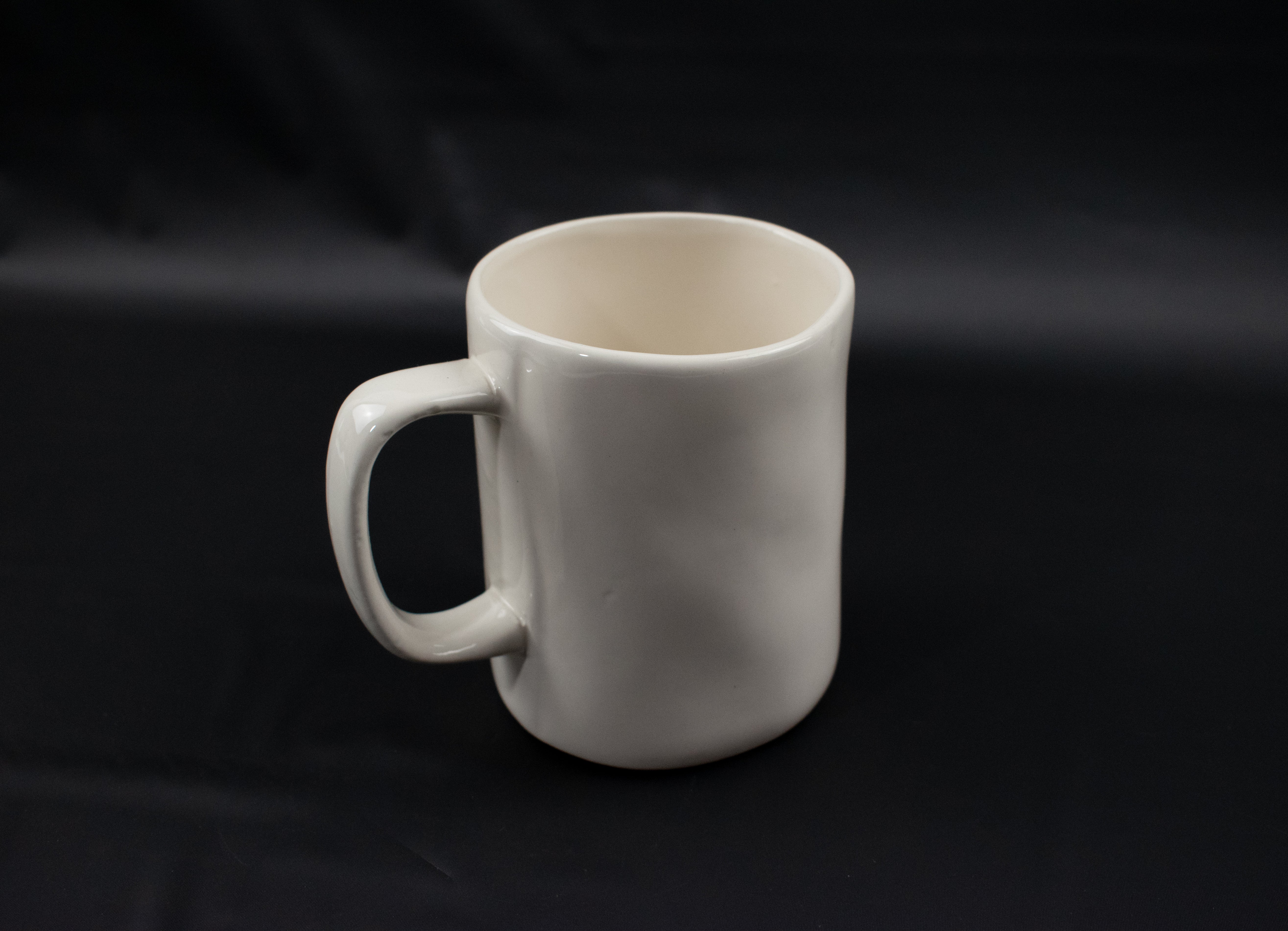 Rae Dunn JOY Coffee Cup Ceramic MUG Magenta Artisan Collection