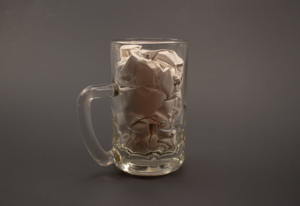 Moctezuma Cerveza De Barril Beer Glass 5in Mug Used