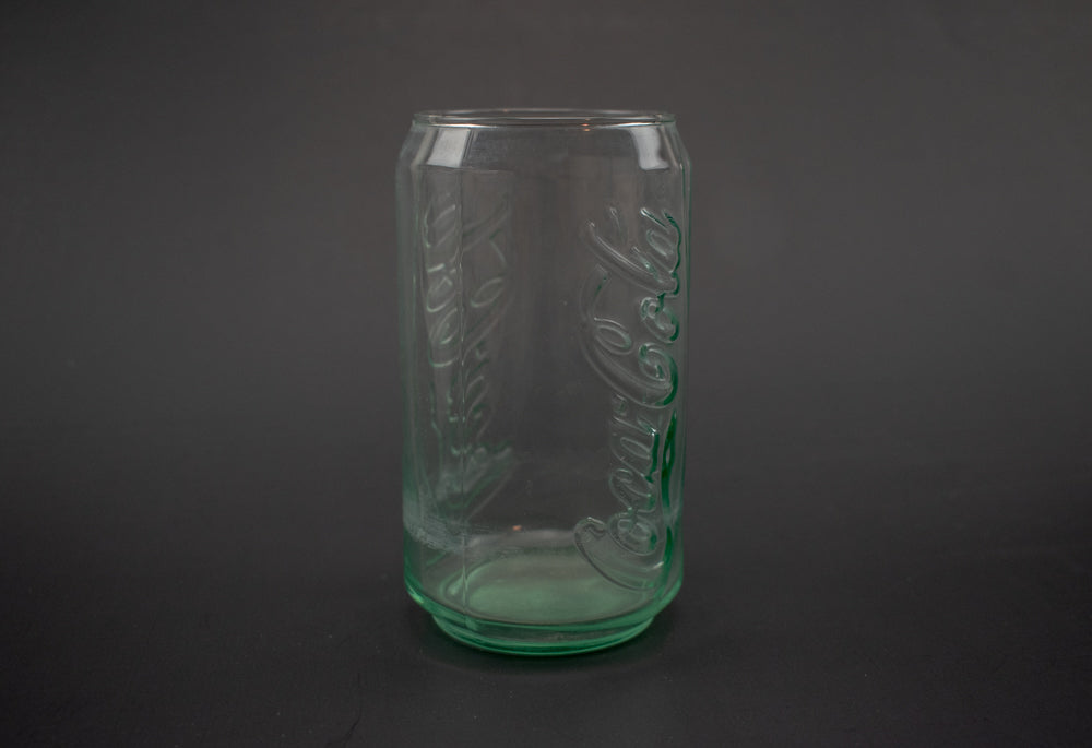 Vintage Coca Cola Clear Glass Cups Collectible set of 4X Coca Cola