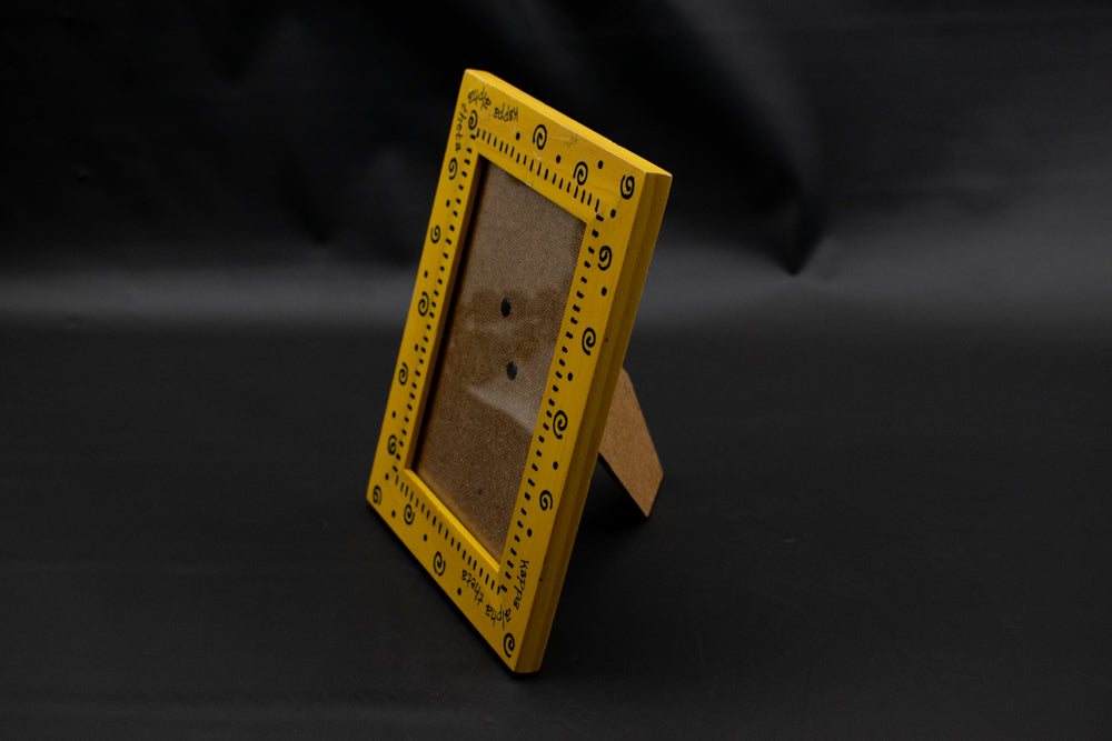 Picture Frame Yellow Kappa Alpha Picture frame used 4 x 6
