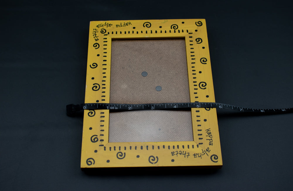 Picture Frame Yellow Kappa Alpha Picture frame used 4 x 6