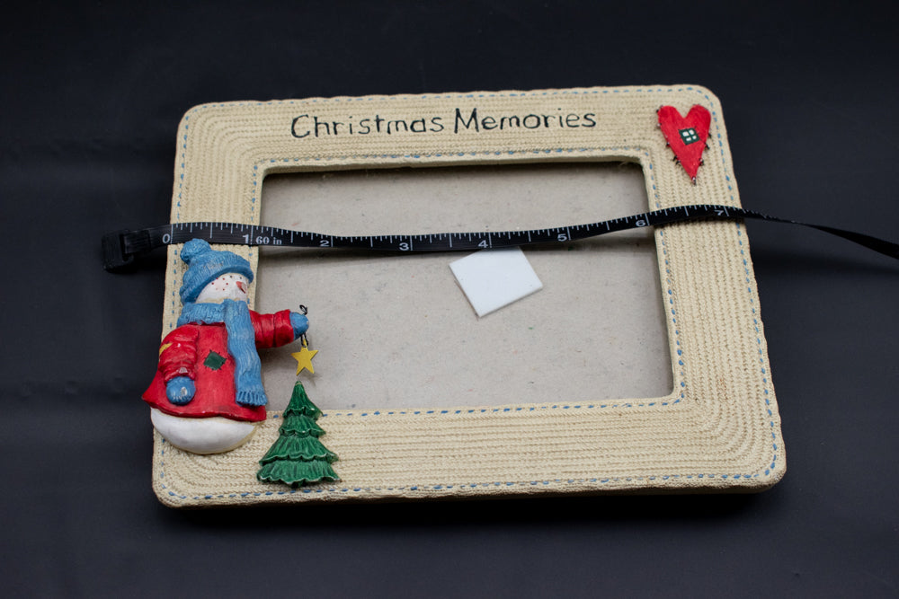 Christmas Picture Frame 3.5 x 5 Used Picture Frame Used