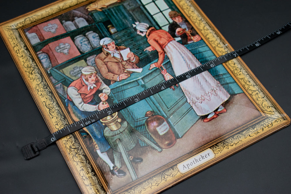 Apotheker Vintage Marketplace Photo Metal 7 x 8 Used