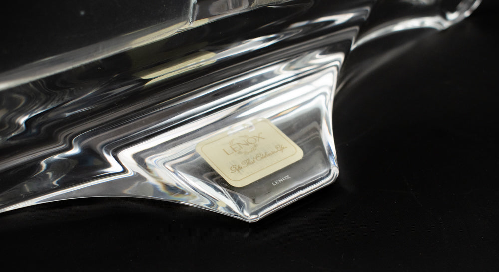 Lenox Wedding Crystal Glass Frame 2 5x7 New Open Box Standing Wedding Display