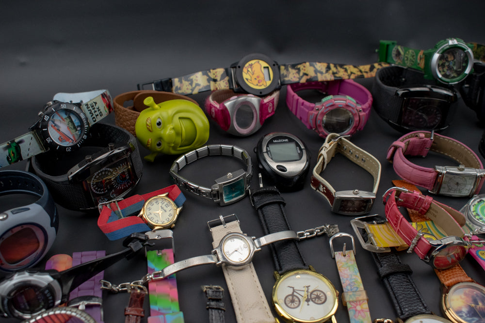 Watch Lot Used Wrist Watch Mixed Bulk Lot 55 Watches Parts Untested