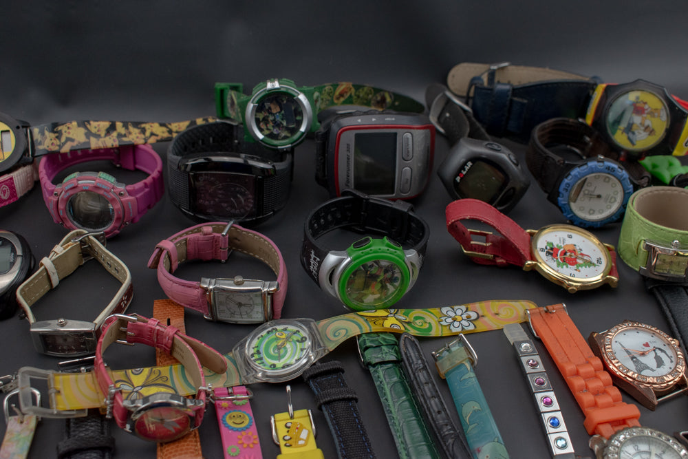 Watch Lot Used Wrist Watch Mixed Bulk Lot 55 Watches Parts Untested
