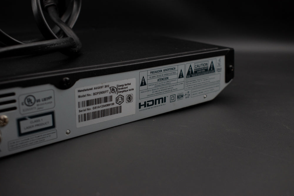 Philips Blu Ray DVD Player BDP2900 No Remote Tested Item