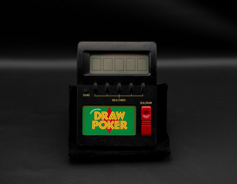 Hand Held Draw Poker Vintage Hand Held Game Untested