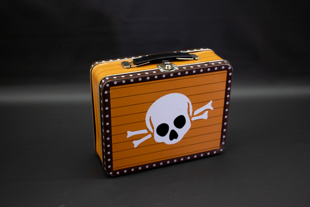 Skull Pirates Kids lunch box tin Lunch Box Mega Toys Exclusive