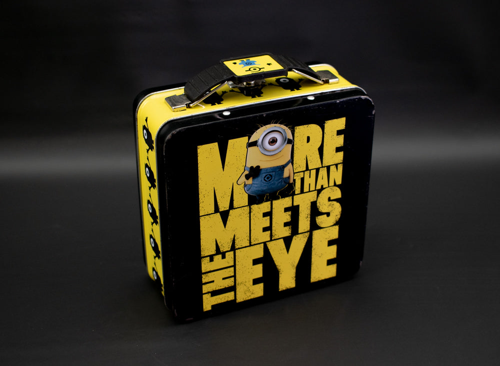 Minions Lunch box Tin collectible Lunch tin Universal Studios Exclusive Used