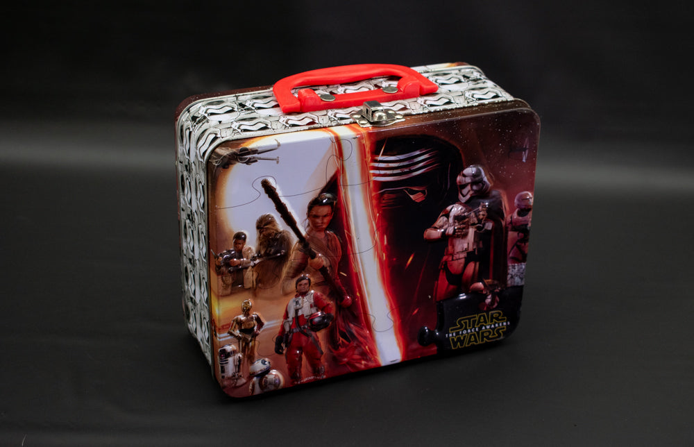 Star Wars The Force Awakens Lunch Tin Lunch Box Collectible No Puzzle Tin Used