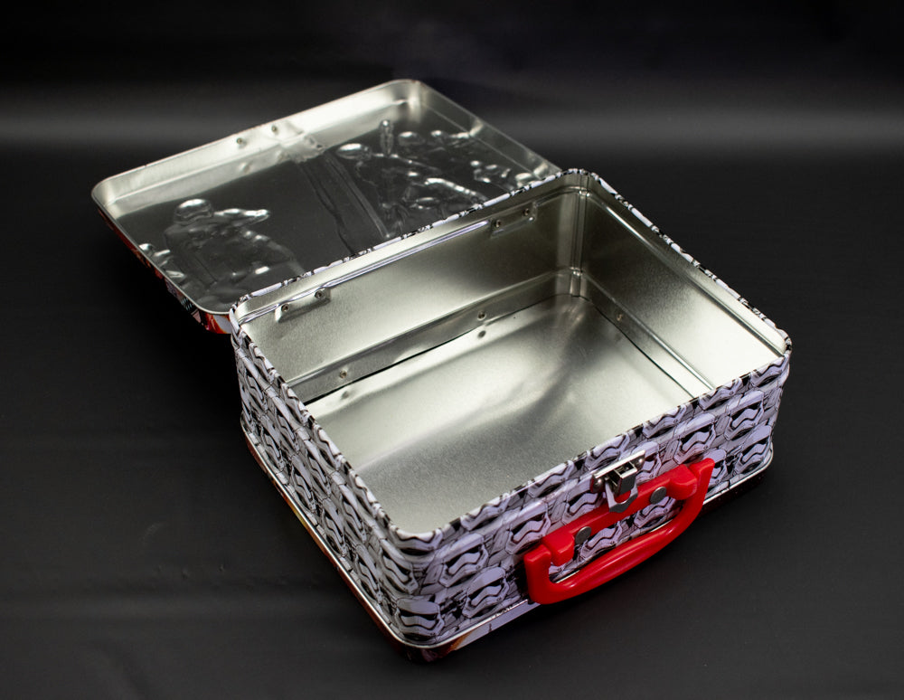 Star Wars The Force Awakens Lunch Tin Lunch Box Collectible No Puzzle Tin Used