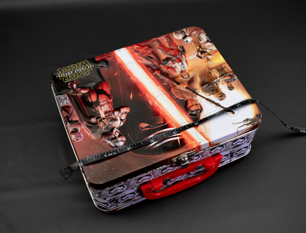 Star Wars The Force Awakens Lunch Tin Lunch Box Collectible No Puzzle Tin Used