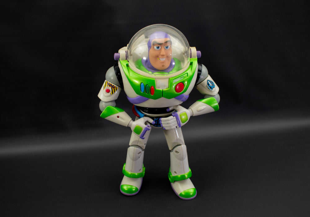 Toy Story Talking Buzz Lightyear Doll Disney Pixar 2001 Vintage Used