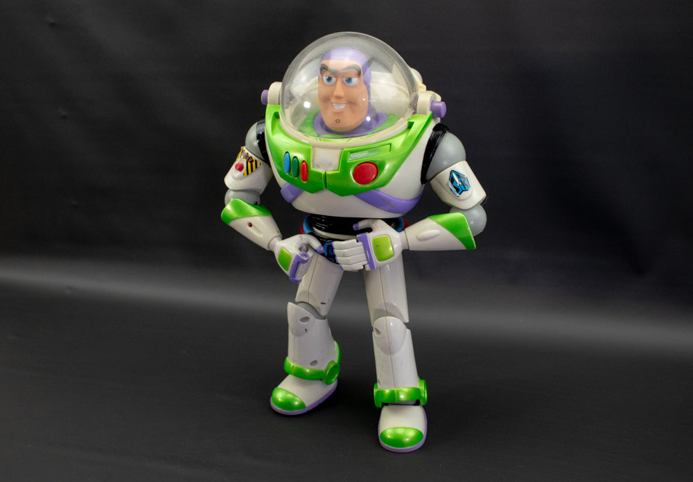 Toy Story Talking Buzz Lightyear Doll Disney Pixar 2001 Vintage Used