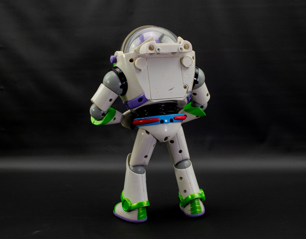 Toy Story Talking Buzz Lightyear Doll Disney Pixar 2001 Vintage Used
