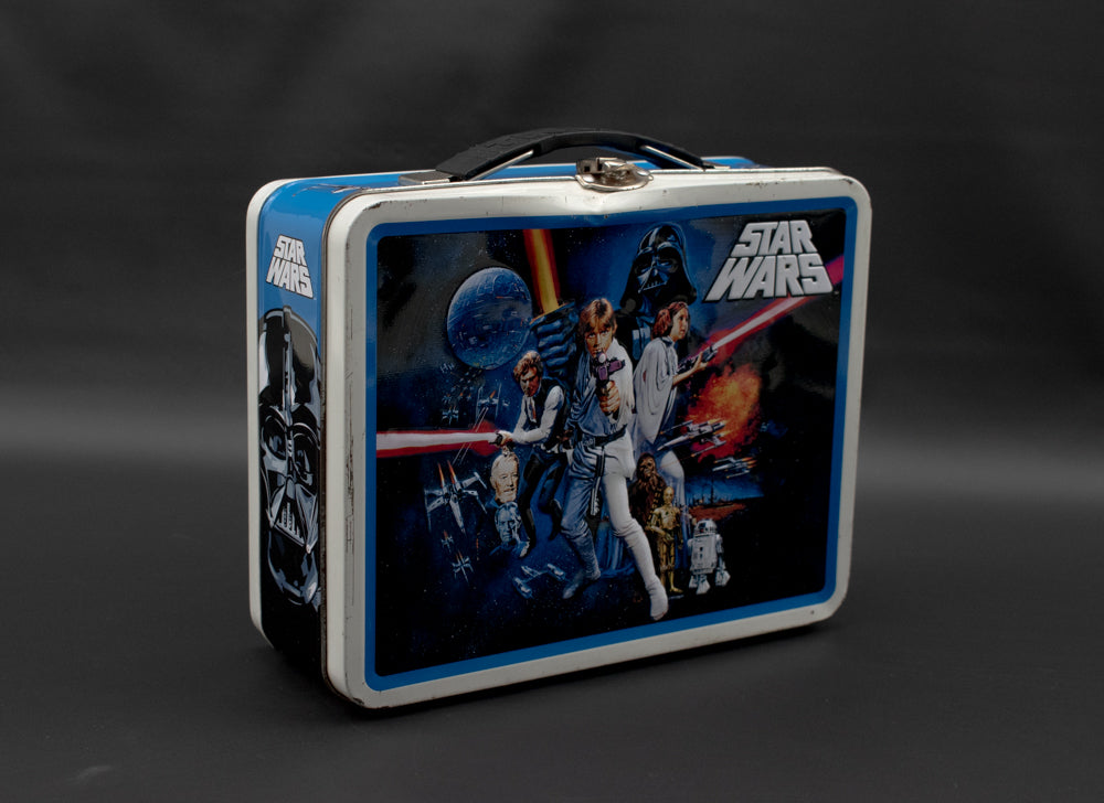 Star Wars Vintage Lunch Box A New Hope Tin Lunch Bin Used