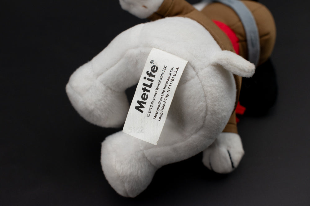 Snoopy Met Life Stuffed Collectible Used Plush Toy