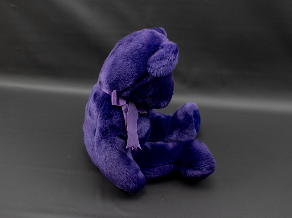 Princess Diana Beanie Baby Purple Bear Large 14in 1998 PE Pellets