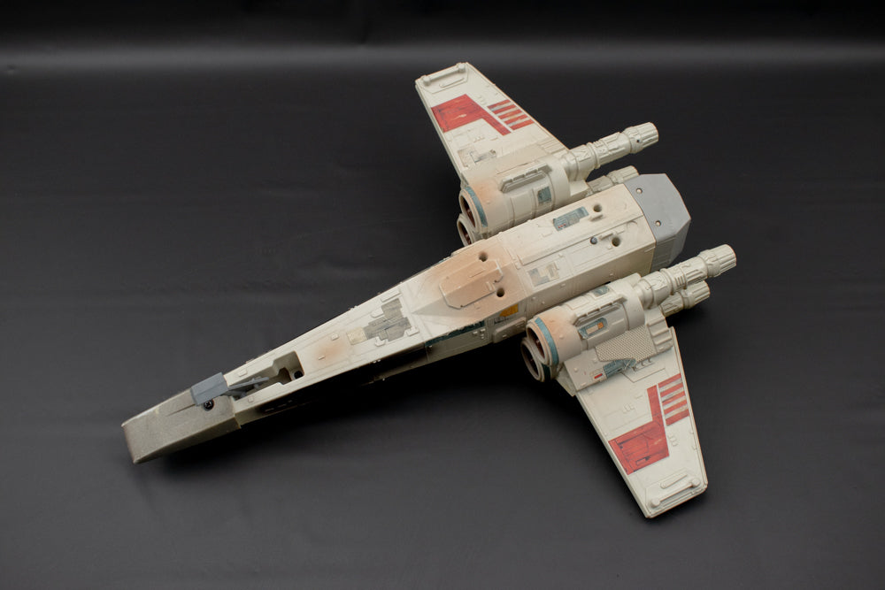 Star Wars Electronic X Wing Fighter USED Power of the Force 1995 Missing Parts