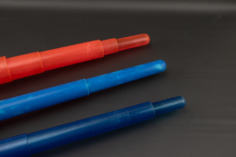 Star Wars Light Sabers Red Blue Hasbro Toy Swords x3 Used Lot
