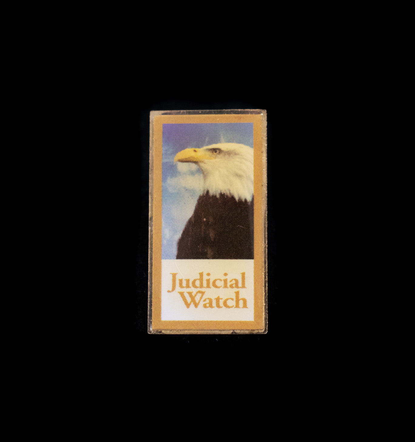 Judicial Watch American Eagle Pin Used 1 inch Gold