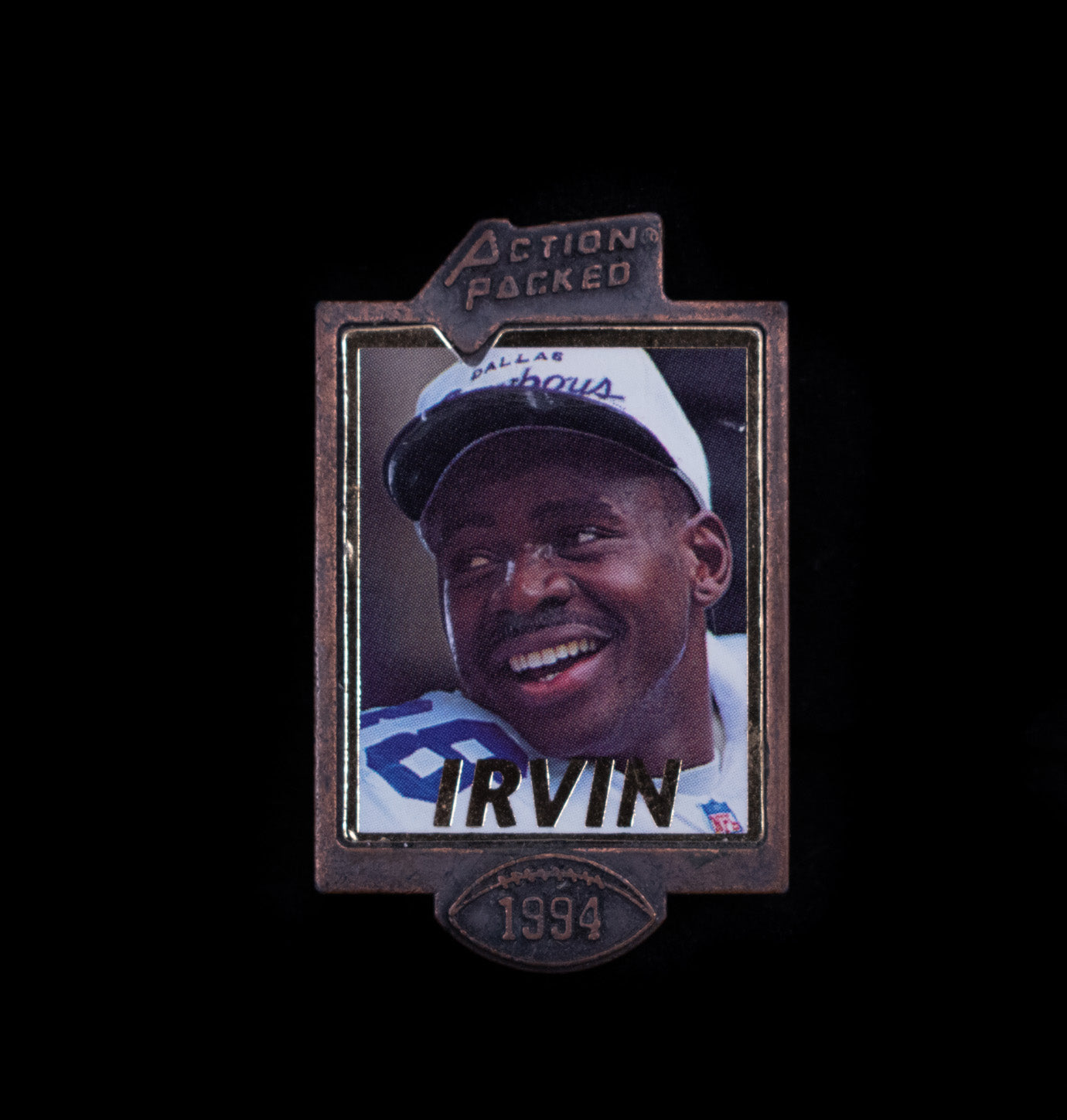 1994 ACTION PACKED FOOTBALL Irvin CLUB LAPEL Pin Dallas Cowboys