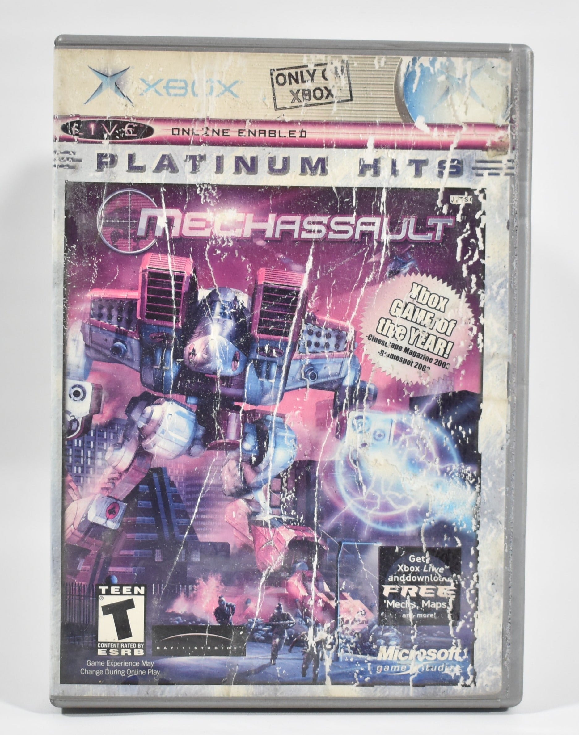 Xbox Mech Assault game Microsoft Xbox Game Microsoft Xbox Original USED