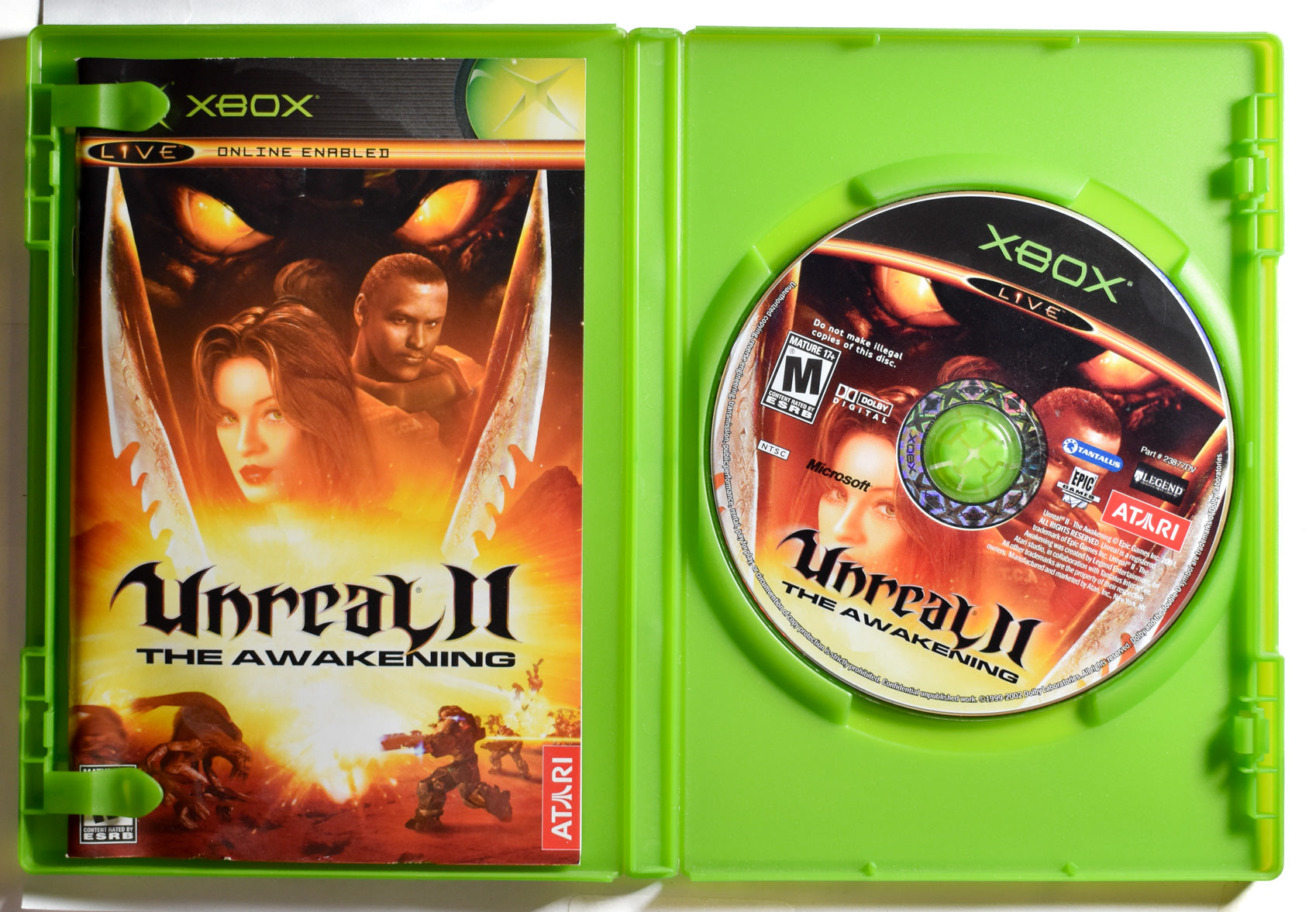 Xbox Unreal 2 The Awakening Game