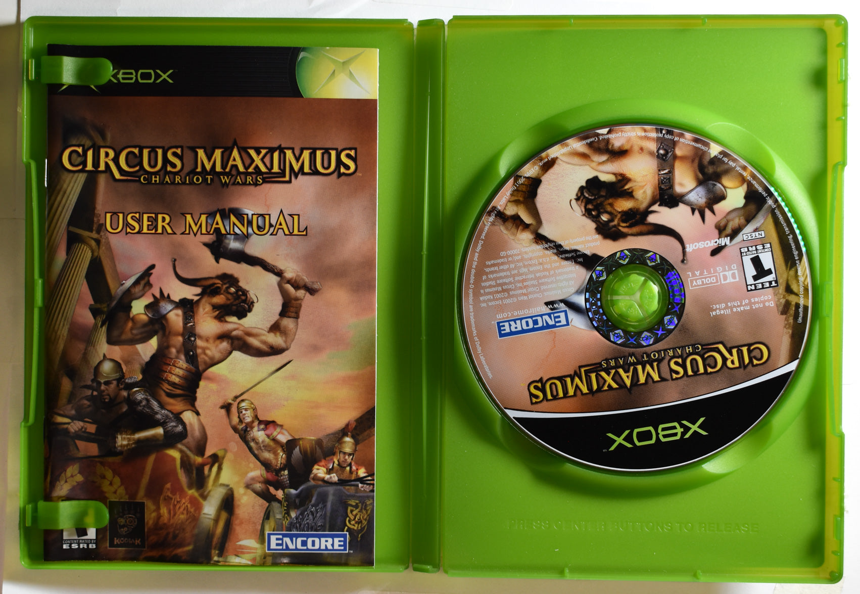Xbox Circus Maximus Chariot Wars Microsoft Xbox Original USED