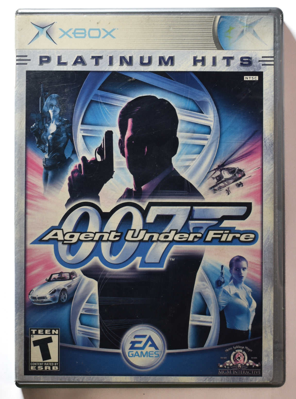 Xbox 007 Agent Under Fire Original Microsoft Game Used Platinum Hits