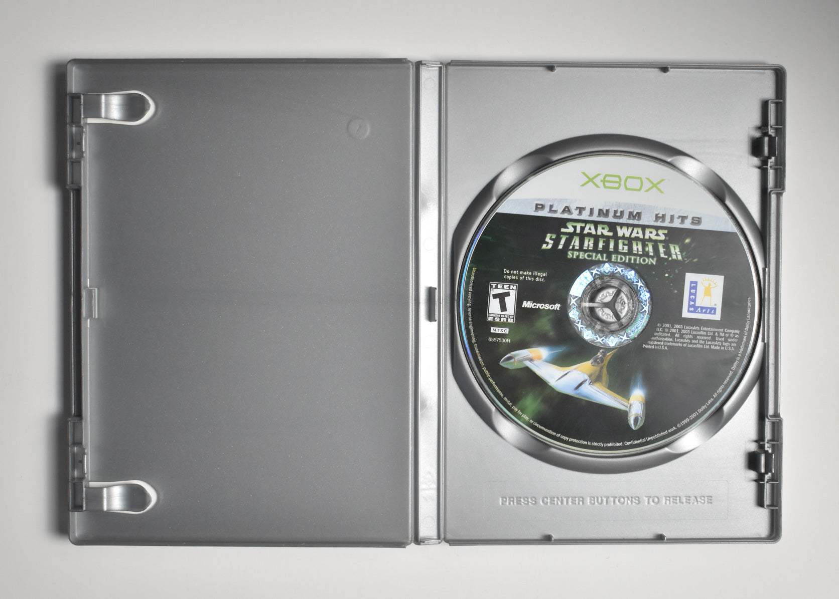 Xbox Star Wars Star Fighter Video Game Special Edition Microsoft Xbox Used